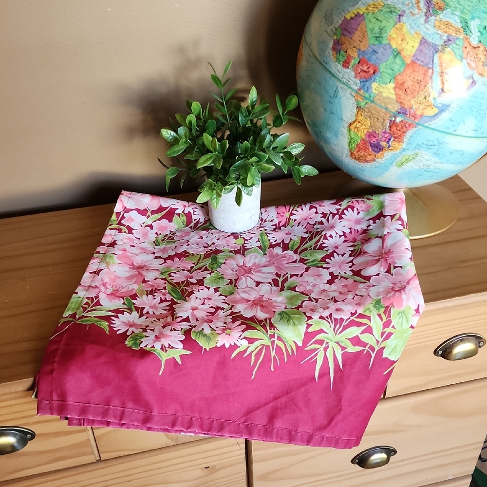Vintage Floral Shower Curtain